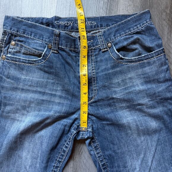 Cody James Distressed Jeans 32 Waist Streetwear Classic Comfy - Picture 6 of 10